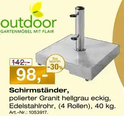 Möbel Inhofer Outdoor schirmständer Angebot