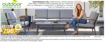 Möbel Inhofer Gartensitzgruppe, 4-tlg Angebot