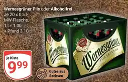 Globus Wernesgrüner pils oder alkoholfrei Angebot