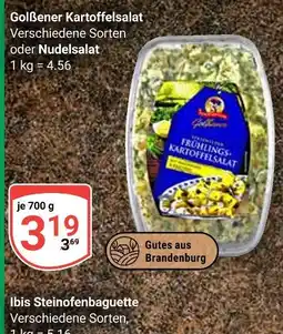 Globus Golßener kartoffelsalat oder nudelsalat Angebot