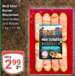 Globus Wolf mini berner würstchen Angebot