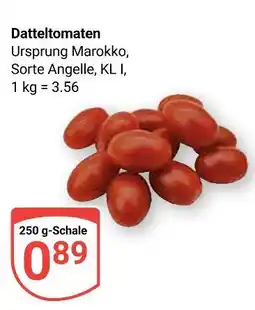 Globus Datteltomaten Angebot