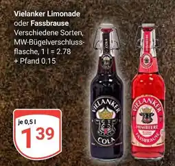 Globus Vielanker limonade oder fassbrause Angebot
