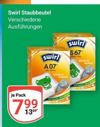 Globus Swirl staubbeutel Angebot