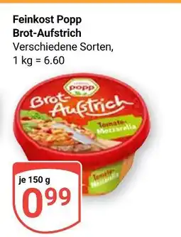 Globus Feinkost popp brot-aufstrich Angebot