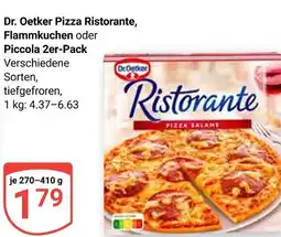 Globus Dr. oetker pizza ristorante, flammkuchen oder piccola 2er-pack Angebot