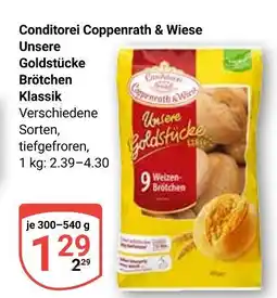 Globus Coppenrath & wiese unsere goldstücke brötchen klassik Angebot