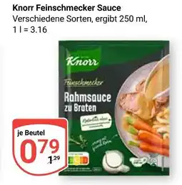 Globus Knorr feinschmecker sauce Angebot