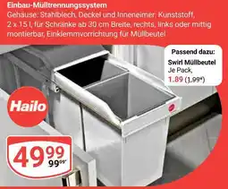 Globus Hailo einbau-mülltrennungssystem Angebot