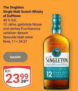 Globus The singleton single malt scotch whisky of dufftown Angebot