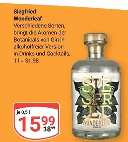 Globus Siegfried wonderleaf Angebot