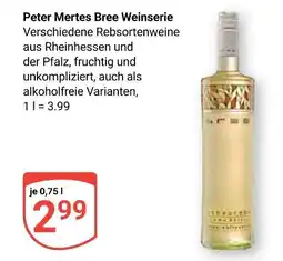 Globus Peter mertes bree weinserie wein Angebot