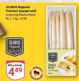 Globus Globus regional premium spargel weiß Angebot