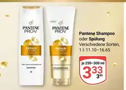 Globus Pantene pro-v pantene shampoo oder spülung Angebot