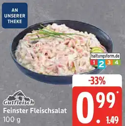 Edeka Gutfleisch Feinster Fleischsalat Angebot