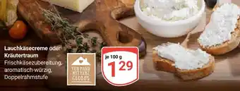 Globus Von hand mit herz globus lauchkäsecreme oder kräutertraum Angebot