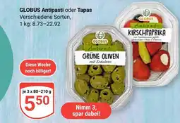 Globus Globus antipasti oder tapas Angebot