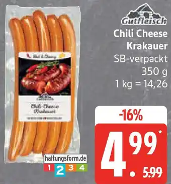 Edeka Gutfleisch Chili Cheese Krakauer Angebot