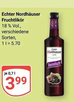 Globus Echter nordhäuser fruchtlikör Angebot