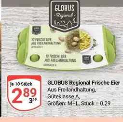 Globus Globus regional frische eier Angebot