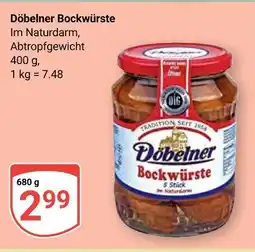 Globus Döbelner bockwürste Angebot