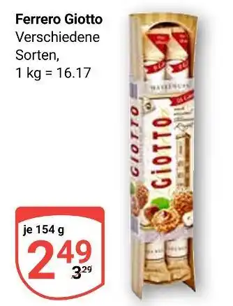 Globus Ferrero giotto Angebot