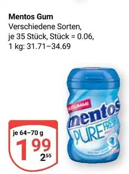 Globus Mentos mentos gum Angebot