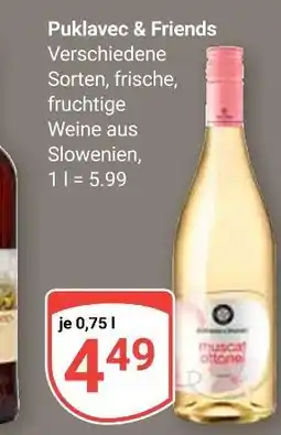 Globus Puklavec & friends muscat ottonel Angebot