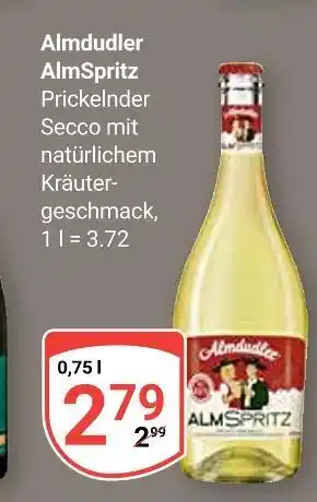 Globus Almdudler almspritz Angebot