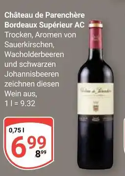 Globus Château de parenchère bordeaux supérieur ac Angebot