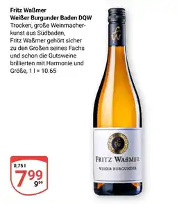 Globus Fritz waßmer weißer burgunder baden dqw Angebot