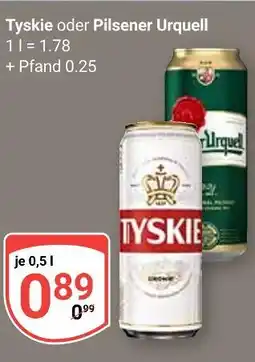 Globus Tyskie tyskie oder pilsener urquell Angebot