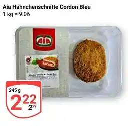 Globus Aia hähnchenschnitte cordon bleu Angebot