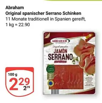 Globus Abraham original spanischer serrano schinken Angebot