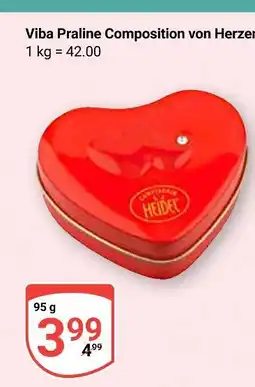Globus Heidel viba praline composition von herzen Angebot