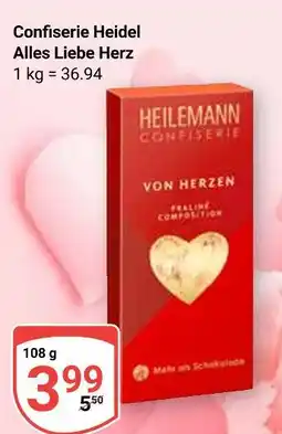 Globus Heilemann confiserie alles liebe herz Angebot