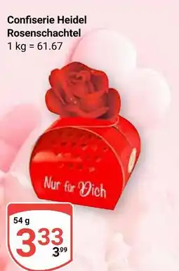 Globus Confiserie heidel rosenschachtel Angebot