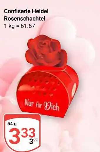 Globus Confiserie heidel rosenschachtel Angebot