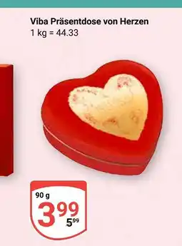 Globus Viba präsentdose von herzen Angebot