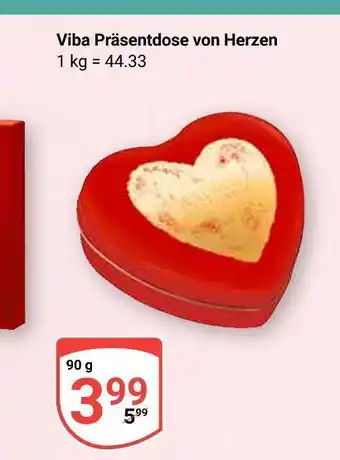 Globus Viba präsentdose von herzen Angebot