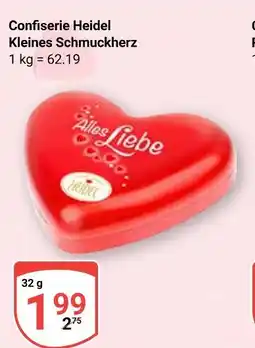 Globus Confiserie heidel kleines schmuckherz Angebot