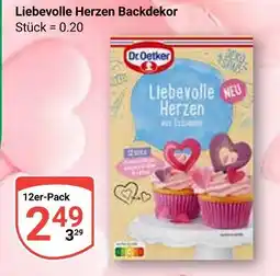 Globus Dr. oetker liebevolle herzen backdekor Angebot