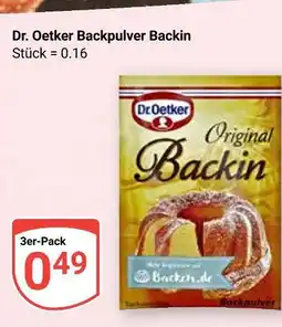 Globus Dr. oetker backpulver backin Angebot