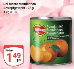 Globus Del monte mandarinen Angebot
