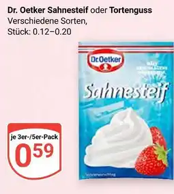 Globus Dr. oetker sahnesteif oder tortenguss Angebot