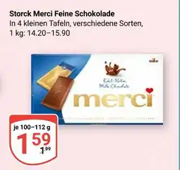 Globus Storck merci feine schokolade Angebot
