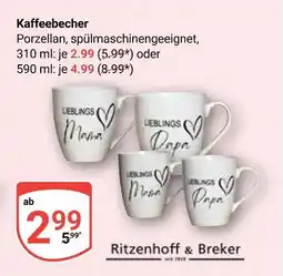Globus Ritzenhoff & breker kaffeebecher Angebot