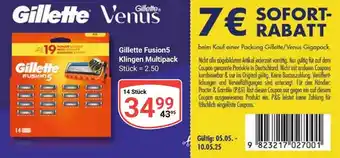 Globus Gillette fusion5 klingen Angebot