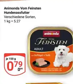 Globus Animonda vom feinsten hundenassfutter Angebot