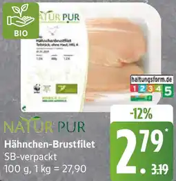 Edeka NATUR PUR Hähnchen-Brustfilet Angebot